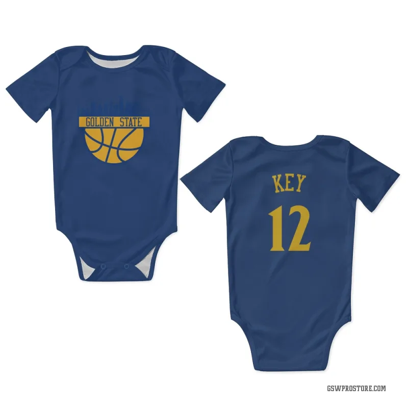 Braxton Key Royal Golden State Warriors Newborn & Infant Bodysuit