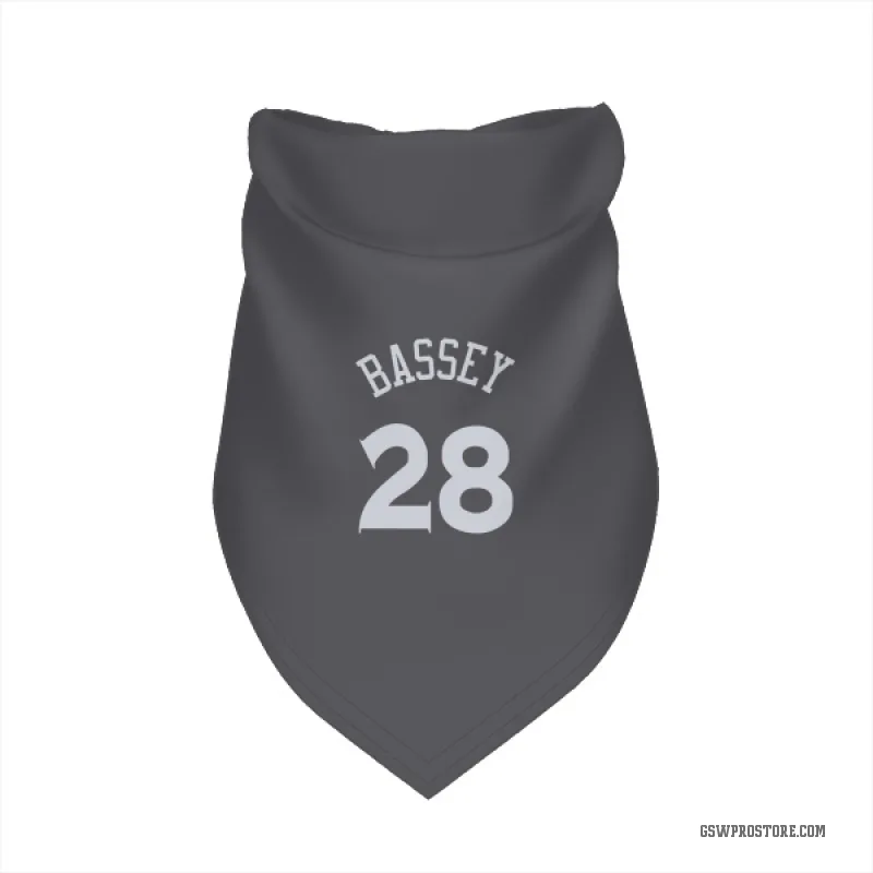 Charles Bassey Gray Golden State Warriors Cat & Dog Pet Bandana