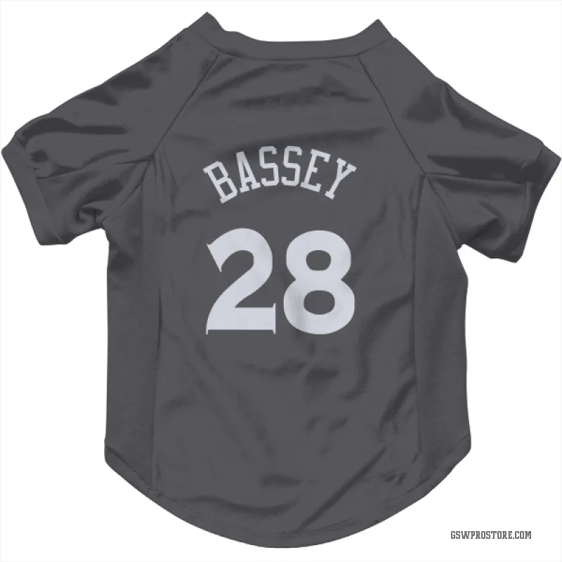 Charles Bassey Gray Golden State Warriors Cat & Dog Pet Jersey