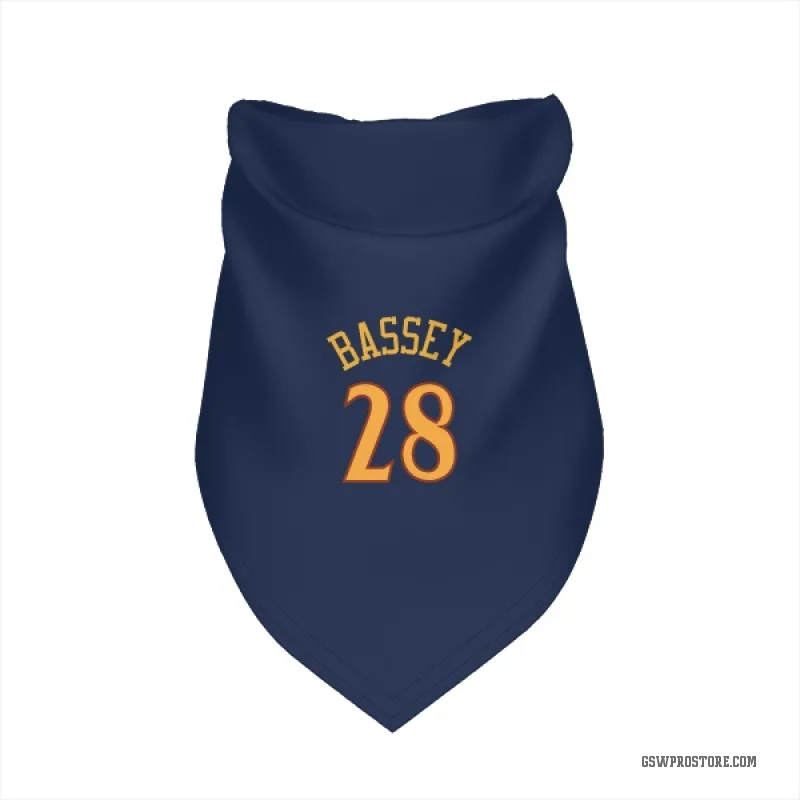 Charles Bassey  Navy Golden State Warriors  Cat & Dog Pet Bandana