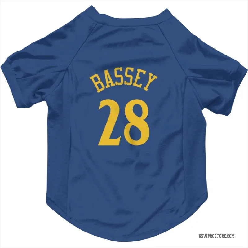 Charles Bassey  Royal Golden State Warriors  Cat & Dog Pet Jersey