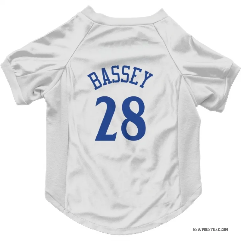 Charles Bassey  White Golden State Warriors  Cat & Dog Pet Jersey