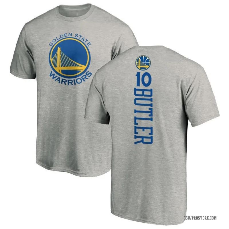 Jimmy Butler III Men's Gold Golden State Warriors Ash Backer T-Shirt