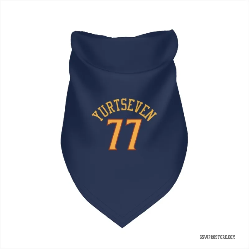 Omer Yurtseven  Navy Golden State Warriors  Cat & Dog Pet Bandana
