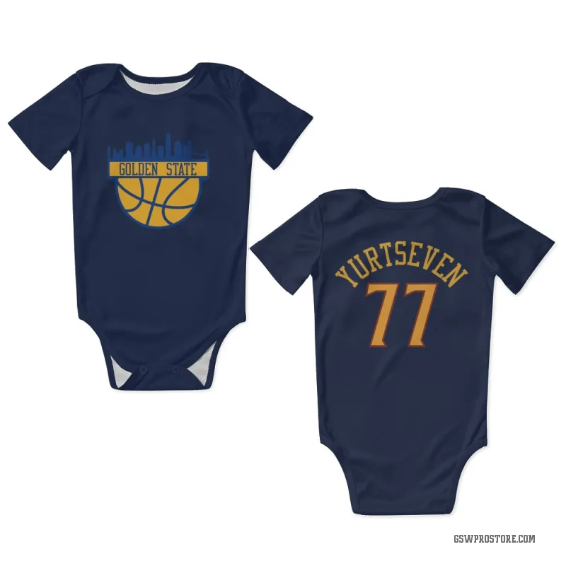 Omer Yurtseven  Navy Golden State Warriors  Newborn & Infant Bodysuit