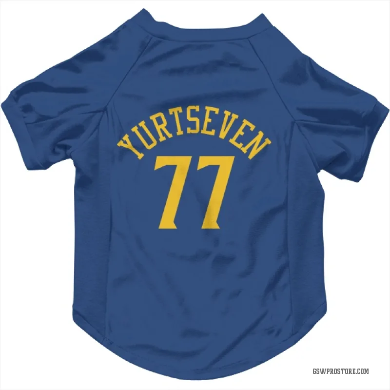 Omer Yurtseven  Royal Golden State Warriors  Cat & Dog Pet Jersey