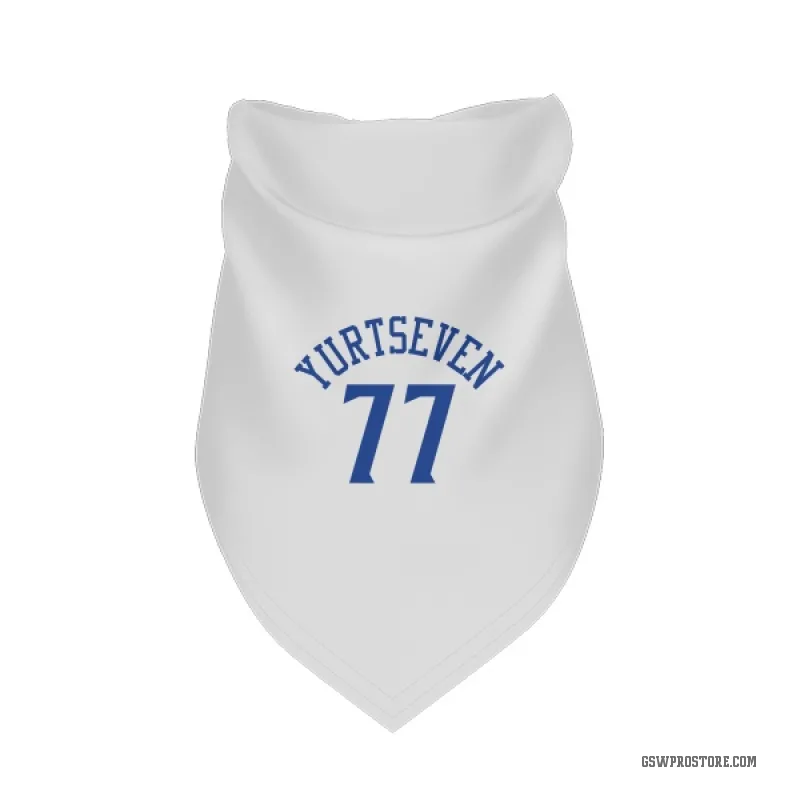 Omer Yurtseven  White Golden State Warriors  Cat & Dog Pet Bandana