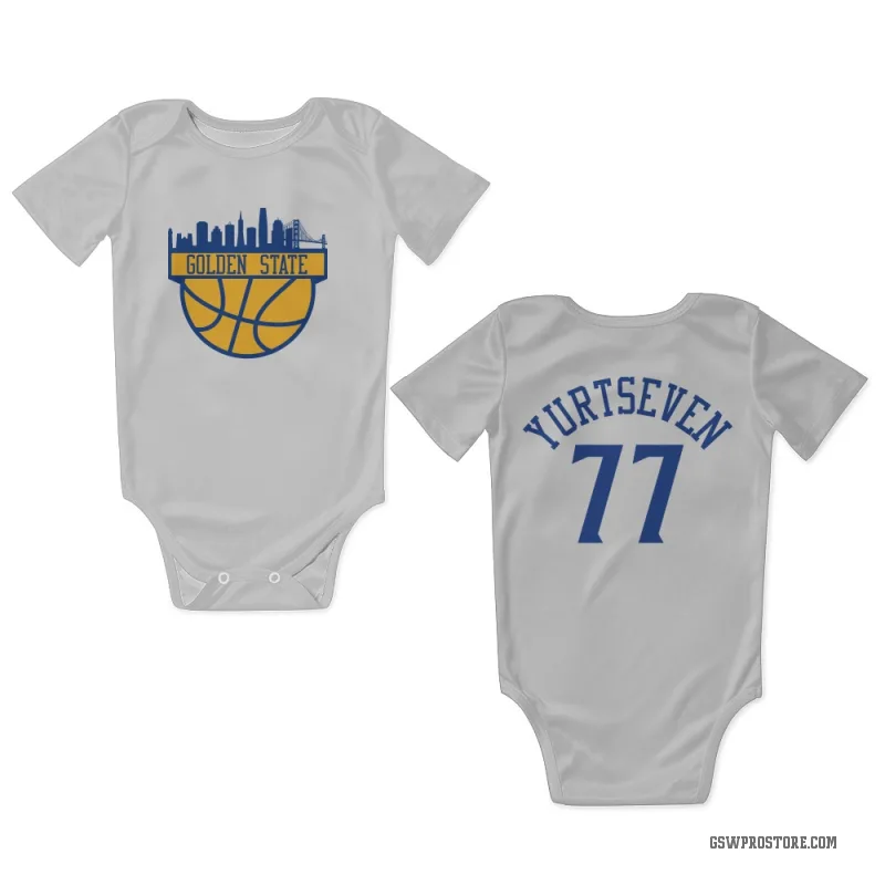 Omer Yurtseven  White Golden State Warriors  Newborn & Infant Bodysuit